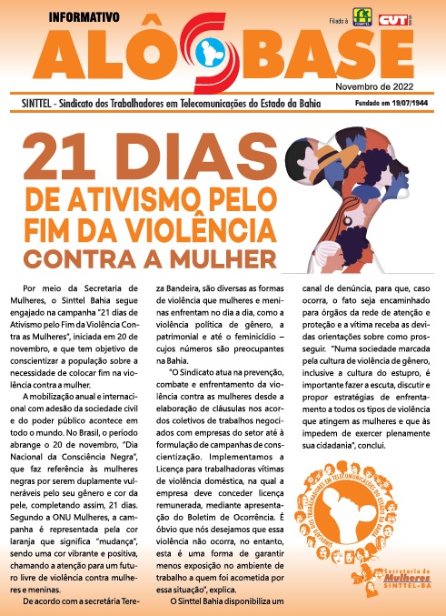 21 dias de ativismo pelo fim da violência contra a mulher